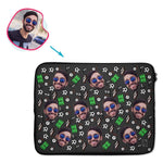 Load image into Gallery viewer, Football Personalized Laptop Sleeve

