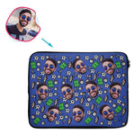 Load image into Gallery viewer, Football Personalized Laptop Sleeve
