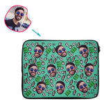 Load image into Gallery viewer, Football Personalized Laptop Sleeve
