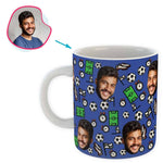 Load image into Gallery viewer, Football Personalized Mug
