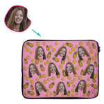 Load image into Gallery viewer, Fruits Personalized Laptop Sleeve
