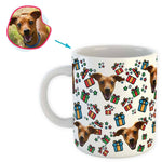Load image into Gallery viewer, white Gift Box mug personalized with photo of face printed on it
