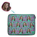 Load image into Gallery viewer, Girlfriend Personalized Laptop Sleeve
