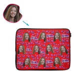 Load image into Gallery viewer, Girlfriend Personalized Laptop Sleeve
