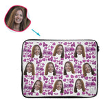 Load image into Gallery viewer, White Girlfriend personalized socks with photo of face printed on them
