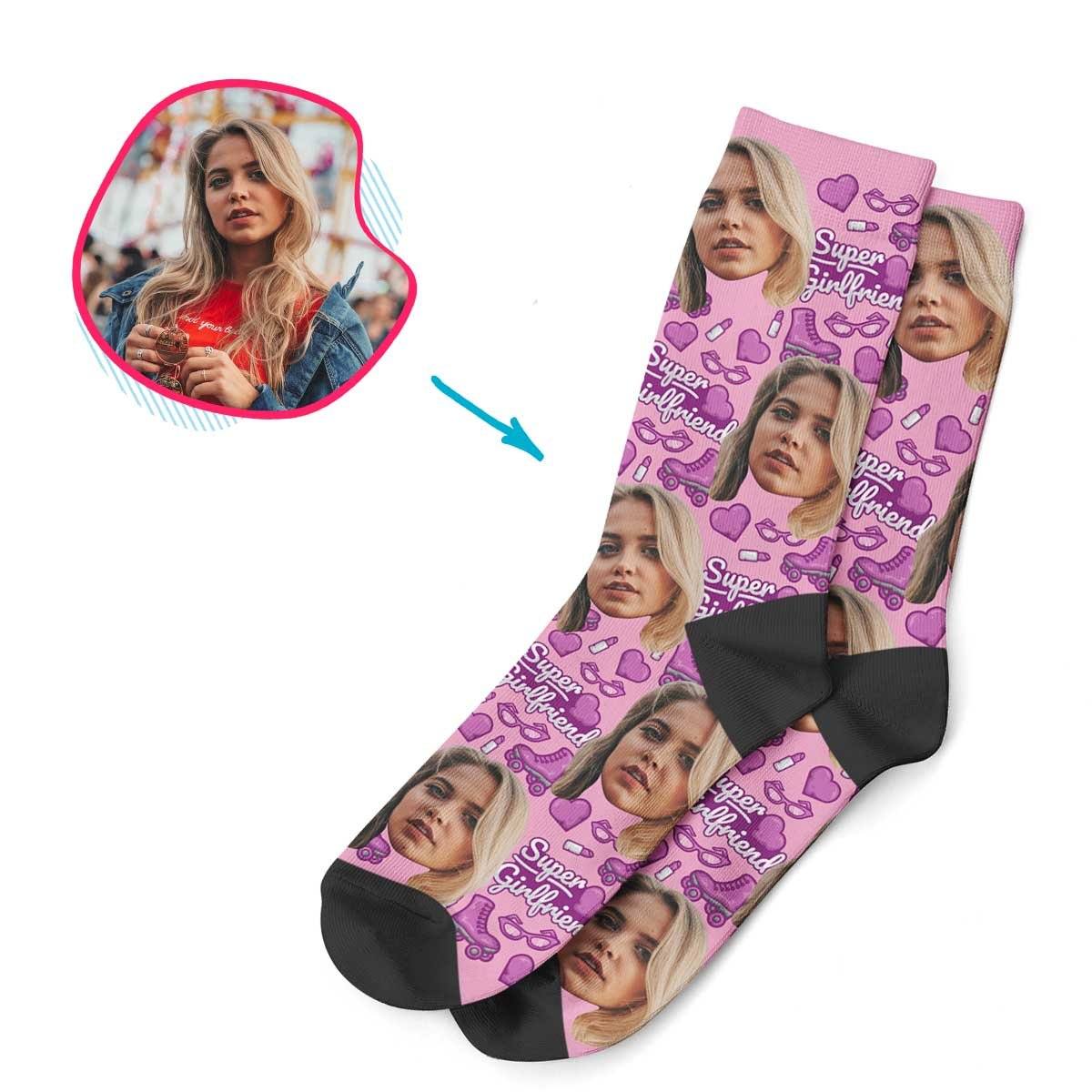 Girlfriend Personalized Socks