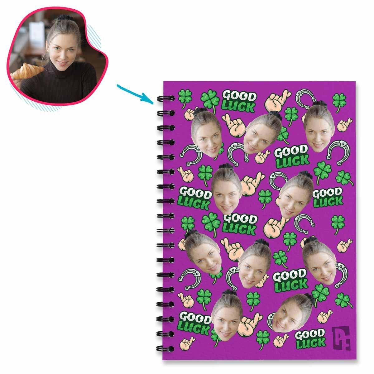 Good Luck Personalized Notebook