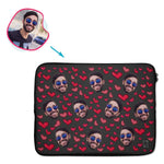 Load image into Gallery viewer, Heart Personalized Laptop Sleeve
