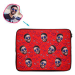 Load image into Gallery viewer, Heart Personalized Laptop Sleeve
