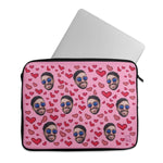 Load image into Gallery viewer, Heart Personalized Laptop Sleeve
