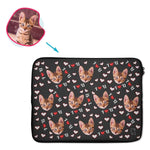 Load image into Gallery viewer, I &lt;3 You Personalized Laptop Sleeve
