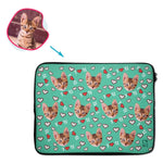 Load image into Gallery viewer, I &lt;3 You Personalized Laptop Sleeve
