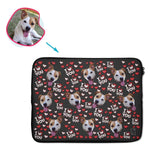 Load image into Gallery viewer, I Love You Personalized Laptop Sleeve
