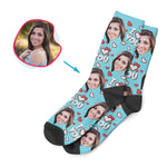 Load image into Gallery viewer, I Love You Personalized Socks
