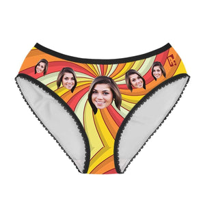 Illusion Illusion women's underwear briefs personalized with photo printed on them
