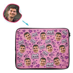 Load image into Gallery viewer, Just Married Personalized Laptop Sleeve
