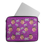 Load image into Gallery viewer, Just Married Personalized Laptop Sleeve
