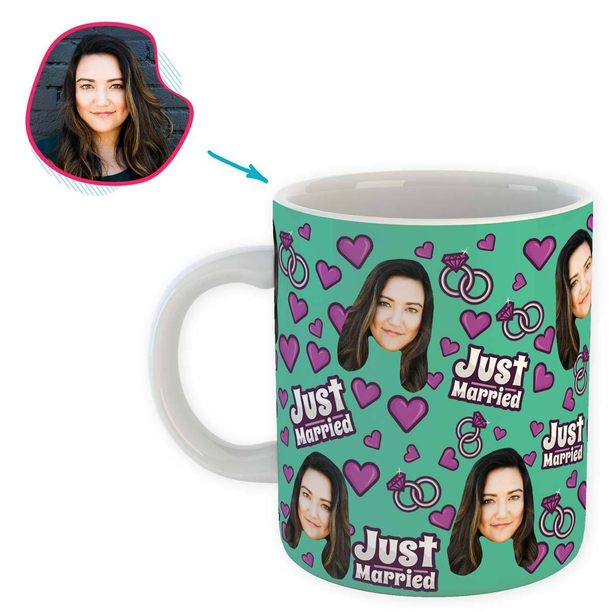 Just Married Personalized Mug
