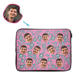 Load image into Gallery viewer, Love Dad Personalized Laptop Sleeve
