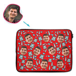 Load image into Gallery viewer, Love Dad Personalized Laptop Sleeve
