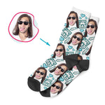 Load image into Gallery viewer, Love Dad Personalized Socks
