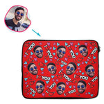 Load image into Gallery viewer, Love You Personalized Laptop Sleeve
