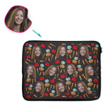 Load image into Gallery viewer, Makeup Personalized Laptop Sleeve
