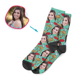 Load image into Gallery viewer, Makeup Personalized Socks
