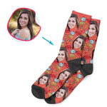 Load image into Gallery viewer, Makeup Personalized Socks
