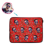 Load image into Gallery viewer, Mistletoe Personalized Laptop Sleeve
