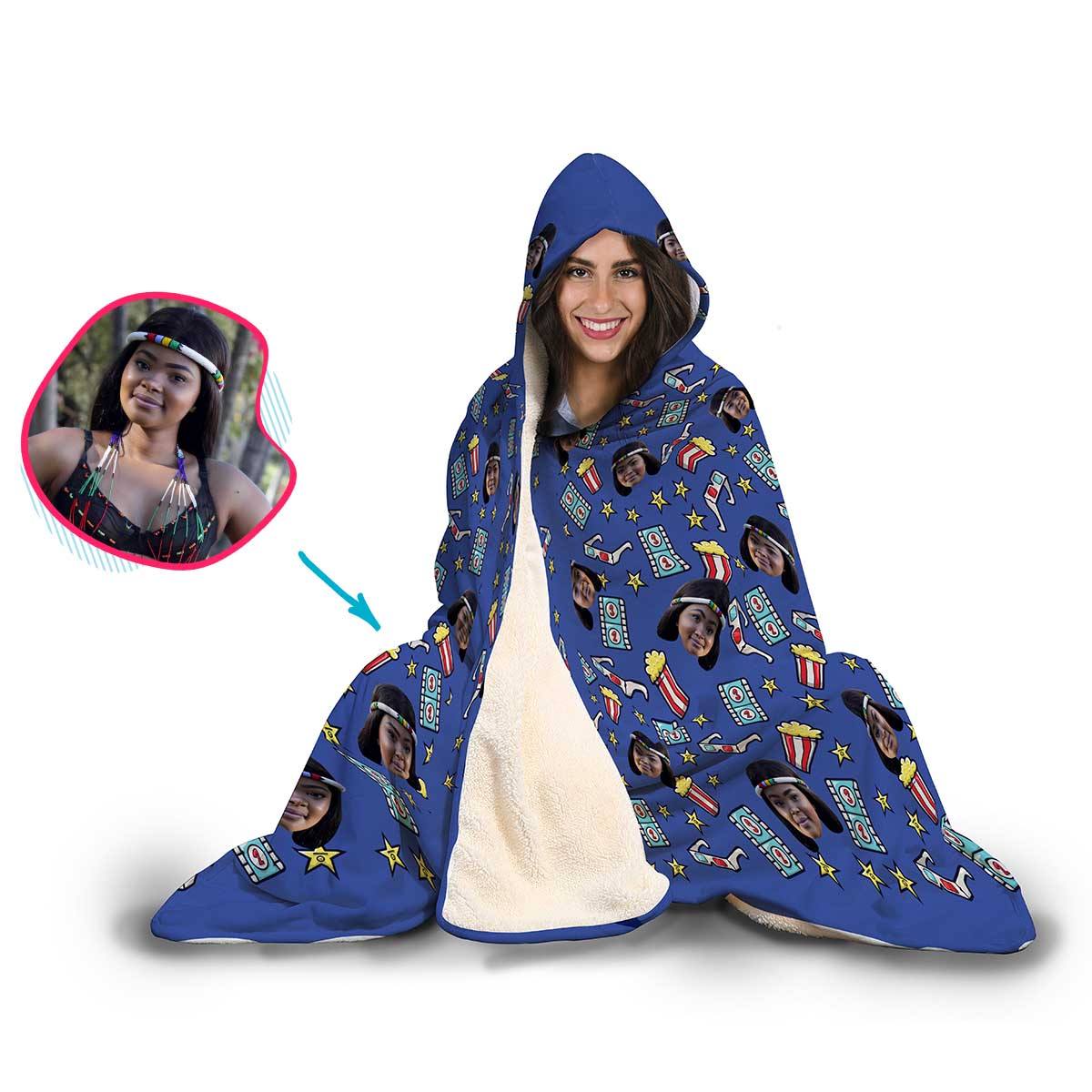 Movie Personalized Hooded Blanket