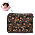 Load image into Gallery viewer, Pizza Lover Personalized Laptop Sleeve
