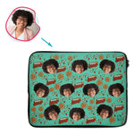 Load image into Gallery viewer, Pizza Lover Personalized Laptop Sleeve
