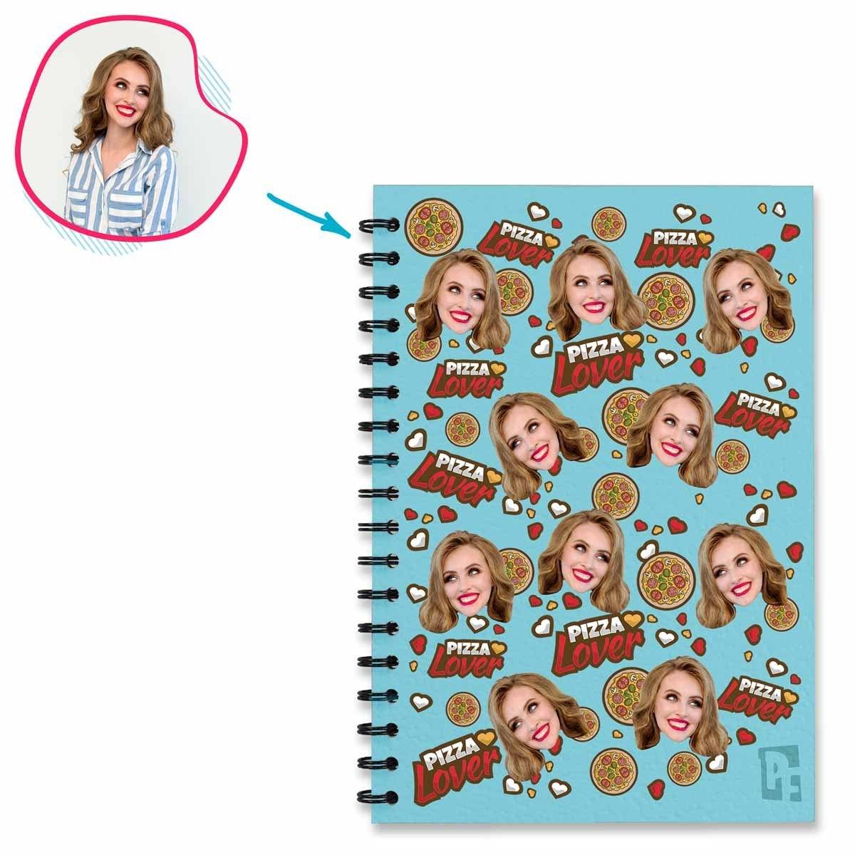 Pizza Lover Personalized Notebook