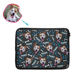 Load image into Gallery viewer, Puppy Personalized Laptop Sleeve
