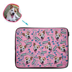 Load image into Gallery viewer, Puppy Personalized Laptop Sleeve
