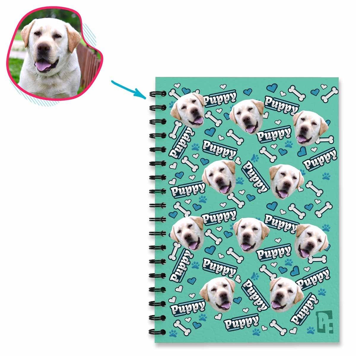 Puppy Personalized Notebook