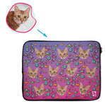 Load image into Gallery viewer, rockets Rockets laptop sleeve personalized with photo of face printed on them
