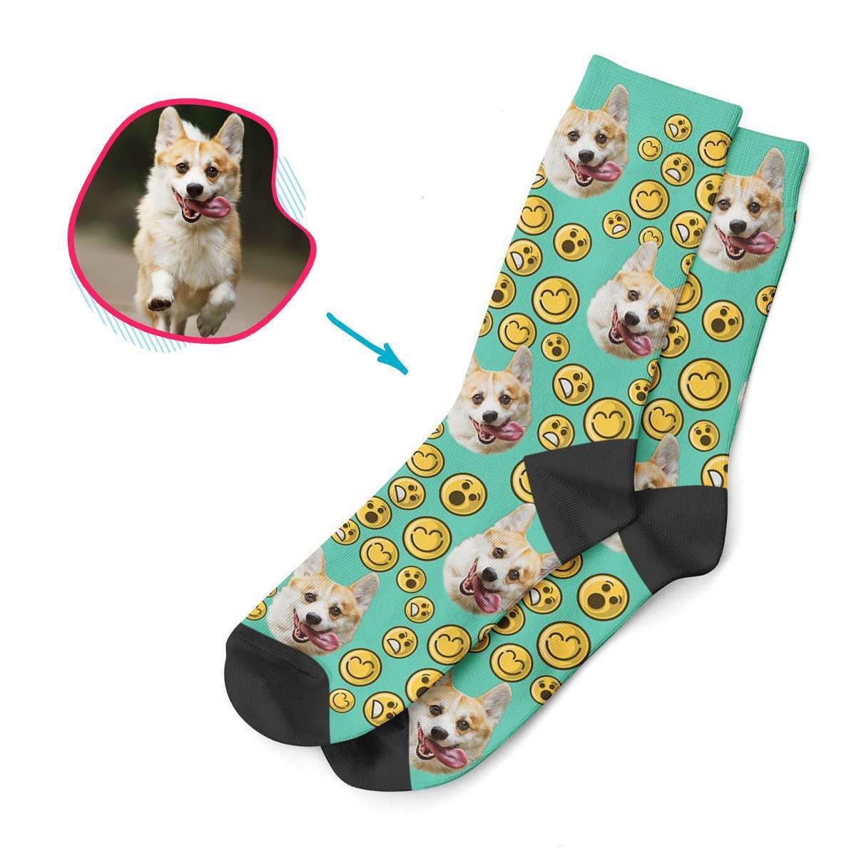 Smiles Personalized Socks