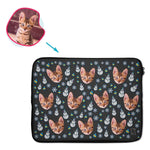 Load image into Gallery viewer, Snowman Personalized Laptop Sleeve
