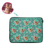 Load image into Gallery viewer, Snowman Personalized Laptop Sleeve
