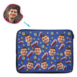 Load image into Gallery viewer, Super Brother Personalized Laptop Sleeve
