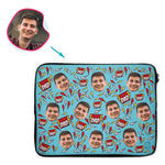 Load image into Gallery viewer, Super Dad Personalized Laptop Sleeve
