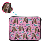 Load image into Gallery viewer, Super Daughter Personalized Laptop Sleeve
