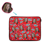 Load image into Gallery viewer, Super Daughter Personalized Laptop Sleeve
