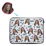 Load image into Gallery viewer, Super Daughter Personalized Laptop Sleeve
