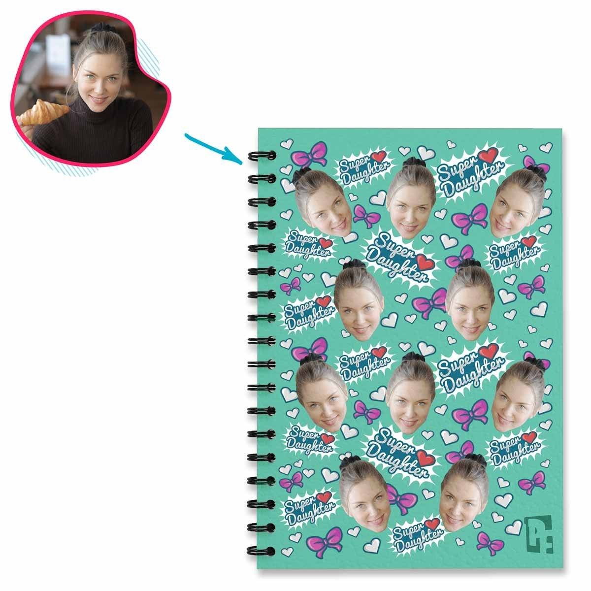Super Daughter Personalized Notebook