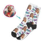 Load image into Gallery viewer, Super Daughter Personalized Socks
