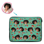 Load image into Gallery viewer, Super Mom Personalized Laptop Sleeve
