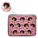 Load image into Gallery viewer, Super Mom Personalized Laptop Sleeve
